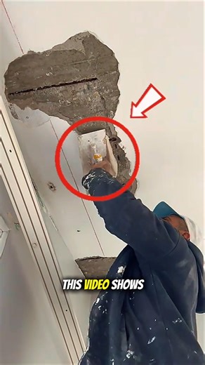 Perfect Ceiling Repair With Drywall Taping Knife | Professional Plastering