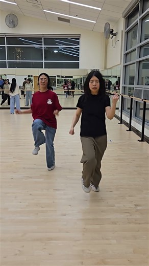 Intermediate Hip Hop Class Choreo | Mission College | Maggie & XiaYu #Shorts