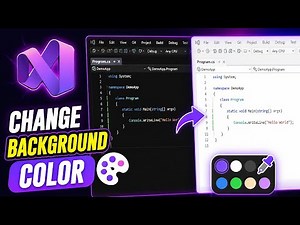 How To Change Background Color In Visual Studio