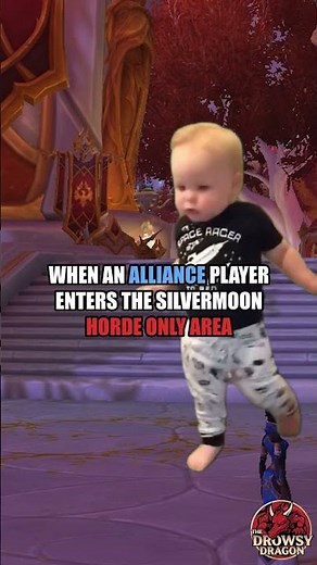 When Alliance Enter The Horde Only Silvermoon Area... #worldofwarcraft #midnight #horde #Silvermoon