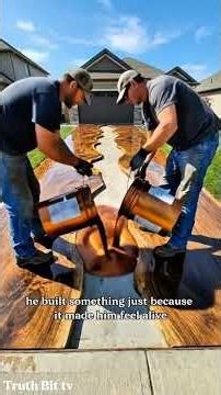 This Driveway Looks Like Flowing Wood… And It Changed Everything