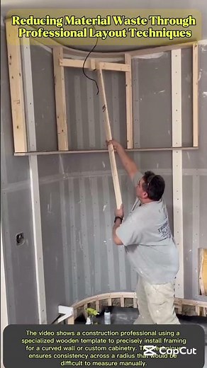 Mastering Curved Wall Construction with Radius Templates 👍