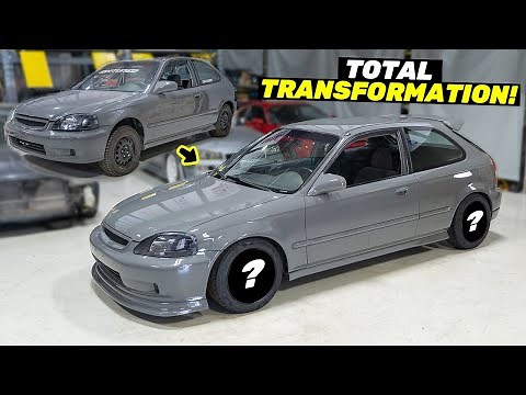 $2000 Honda Civic K-Swap Quick Build is FINISHED - PT 4