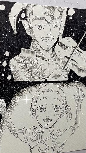【ファンアート】えんとつ町のプペル〜約束の時計台〜ガス&ナギ◇トキ祭り◇手描きイラスト制作🖊️