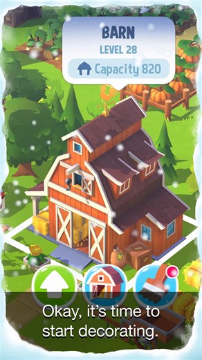 127K views · 74 reactions | Celebrate the Gingerbread season at the Farm with us!  Share your best holiday farm screenshot for a chance to be featured!  Let's spread some holiday cheer together! #FarmVille3 ✨ Mobile ➡️ https://zynga.social/Fv3FB Web ➡️ https://zynga.social/FV3Web/FB | FarmVille | Facebook