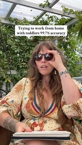 39K views · 1K reactions | Like I know they don’t take me seriously out here in the porch in my frilly dress but young sir I am AT WORK! . . . #workfromhomemoms #workingwithkids #toddlermom | Ebby Moyer | Facebook