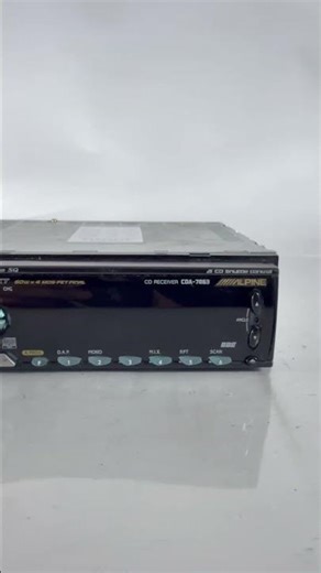Alpine CDA-7863 Old School SQ CD Car Stereo