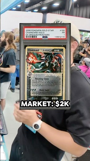 Gold Star Charizard Pokemon Card 🔥