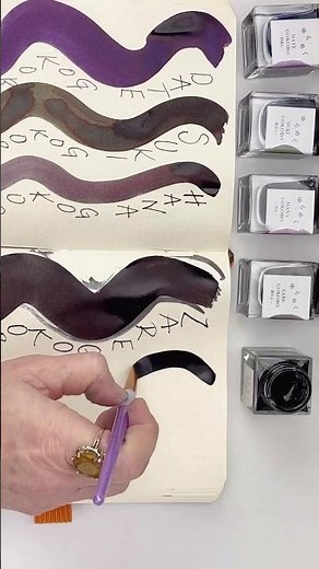 New Sailor Yurameku 2nd Edition Inks: Let's Swatch Color-Changing Inks!