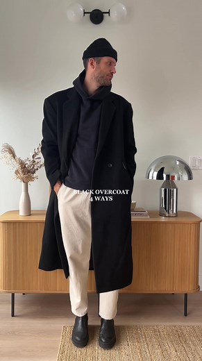 Stylish Men's Black Coat Outfit Ideas from Carb Studios