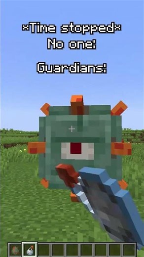 Minecraft Guardian Meme