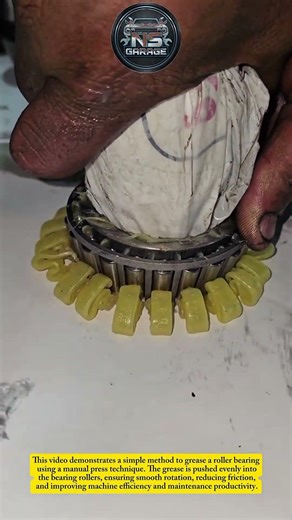 Smart Bearing Greasing Trick | Fast Roller Bearing Lubrication Method