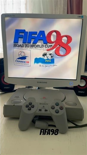 Fifa 98 intro #retrogaming #fifa #fifa98 #fifa98roadtoworldcup #ps1 #pcgaming #easportsfifa #gamer