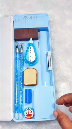 Unboxing Cute Pencil Box, Compass Box, Geometry Box, School Pencil Case, Cute Stationery #shorts