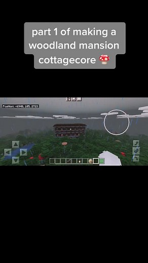 Exploring and Upgrading a Woodland Mansion Cottagecore in Minecraft