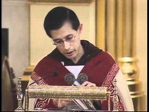 Benediction and Devotions - 2012-01-15 - 1 Samuel 3v3-10 19 - Fr Miguel Marie