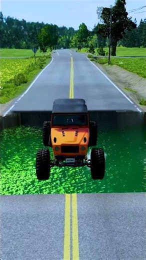 Cars vs Giant Water #304 BeamNG Dive
