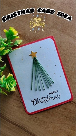 DIY Cristmas Card | Handmade Creative Card Idea | Merry Christmas 🎄