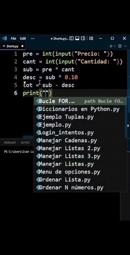 COMO CALCULAR DESCUENTO EN PYTHON ❤️ ¡MUY FACIL! | Aprender a Programar en #python