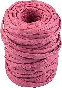 Amazon.com: JAM Paper® Twisted Kraft Ribbon - 3/8" Wide x 25 Yards - Pink - Rolls Sold Individually