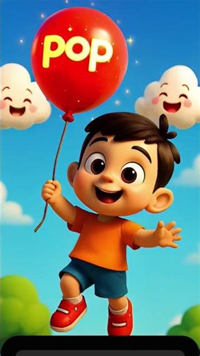 Balloon to the Clouds Joyful Animation for Children Jinikidzz #shortsfeed #shorts #kids