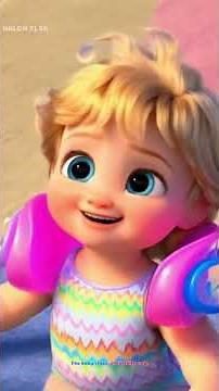 Elsa's Baby Takes the PLUNGE! You Won't Believe How She Learns to Swim!