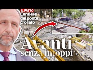 👷💪 Avanti tutta con il cantiere del ponte crollato ⚒️🌉 Cevio Visletto, 26.02.2026