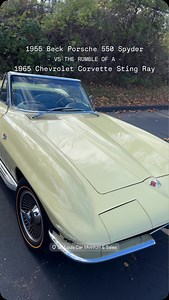 VOLUME UP for #ThrottleThursday Choose your ride - 1955 Beck #Porsche 550 Spyder (Replica) vs 1965 Chevrolet #Corvette Sting Ray. - Comment & follow our page - #classicchevy #porsche550spyder #classiccars #musclecars #sportscars #stlouis #stlouiscarmuseum #classiccarsforsale #throttlesociety | St. Louis Car Museum & Sales | Facebook