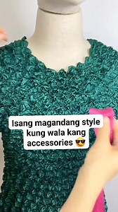 3.3M views · 14K reactions | Isang magandang style kung wala kang accessories #contentmonitezation #algorithm #shortsreels #fbreels #fbreelsvideo #algorithminsights #fbshortvideo #highlighteveryone #reels #insights #highlights #everyone #goodvibes #greatful | Glecy Tolentino Esporlas | Facebook