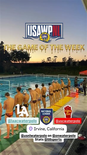 HAPPENING NOW ‼️ THE #USAWPNL GAME OF THE WEEK 🔥 LAAC🪽🆚 Fight On✌🏼 WATCH LIVE ON Overnght 6-8 Sports | USA Water Polo