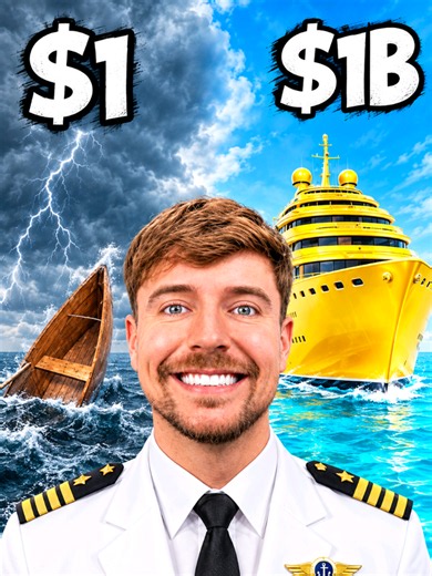$1 vs $1,000,000,000 Yacht Comparison