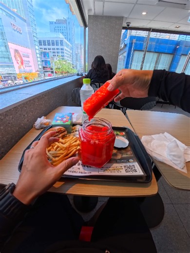 Kool-Aid Pineapples Recipe with McDonald's Happy Meal Cheeseburger