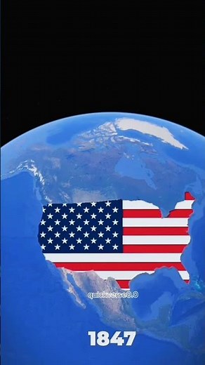 How the USA Map Changed Over History! 🇺🇸🗺️ #shorts #history