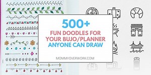 500  Doodles to DRESS UP your Bujo & More