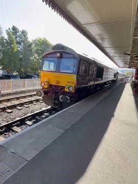 Diesel locomotives at strathspey railway station