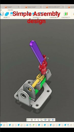 Latch Design in Fusion 360