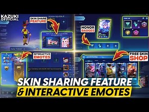 SHARE SKINS WITH YOUR FRIENDS | INTERACTIVE EMOTES & NEW HONOR BADGE