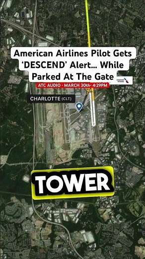 American Airlines Pilot Gets ‘DESCEND’ Alert… While Parked At The Gate