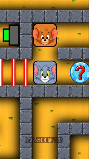 Tom and Jerry Maze Challenge with Master-Level Twist | #puzzle #animation