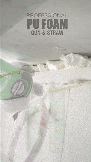 How to Fill the Gaps Between Roof & Wall Joint with PU Foam Spray
