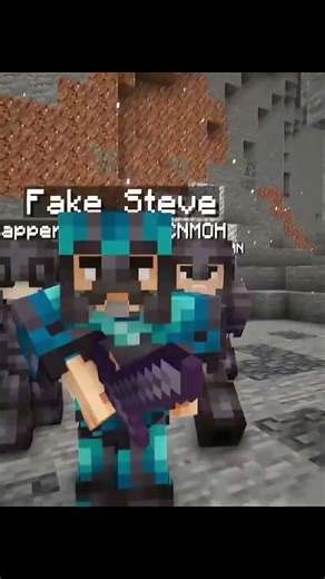 Steve as a Herobrine☠️ #minecraft#gugugaga
