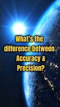 Accuracy vs Precision | Easy Explanation in 60 Seconds 📚