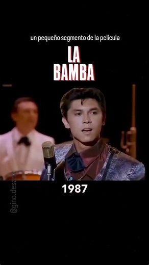 La versión de la canción "La Bamba" de Los Lobos se lanzó en 1987 y fue el tema principal de la película homónima Este fue el caso del lanzamiento de Ritchie Valens, de 17 años, de “La Bamba”, una canción folclórica tradicional mexicana que grabó, al estilo rock'n'roll, en 1958 En México, en 1944, el compositor y artista del Cine de Oro, Andrés Huesca, grabó y dio a conocer «La bamba».[1]​ Se mudó a Los Ángeles California, donde tocaban música y allá fue donde Richard Valenzuela la conoció. La v