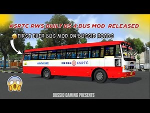 🔥 KSRTC RWS BUILT ASHOK LEYLAND BS 4 BUS MOD RELEASED FOR BUSSID | PAID MOD | 🤩
