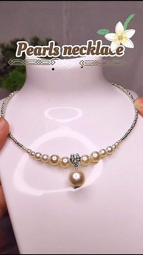 Beginner-Friendly Pearl Necklace DIY That Looks Expensive 💎 (Only 10 Minutes!)