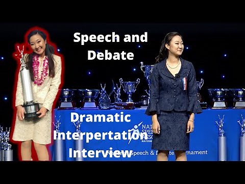 2018 Dramatic Interpretation National Champion Interview