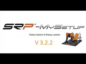 SRP SIMRACING PRO - TUTORIAL DE LA NUEVA VERSION DEL SOFTWARE SRP MYSETUP V 3.2.2