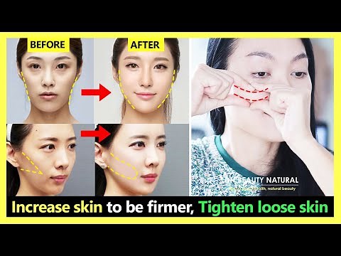 Only 6 mins Increase Skin and fat on face. How to plump up face, tighten loose skin to be firmer.