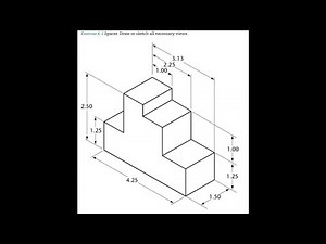 EXERCISE 6.1 SPACER IN AUTOCAD