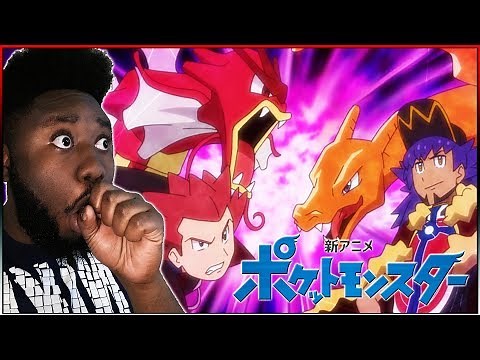 LANCE VS. LEON CHAMPION BATTLE REACTION! | Pokemon Journeys Ep. 12